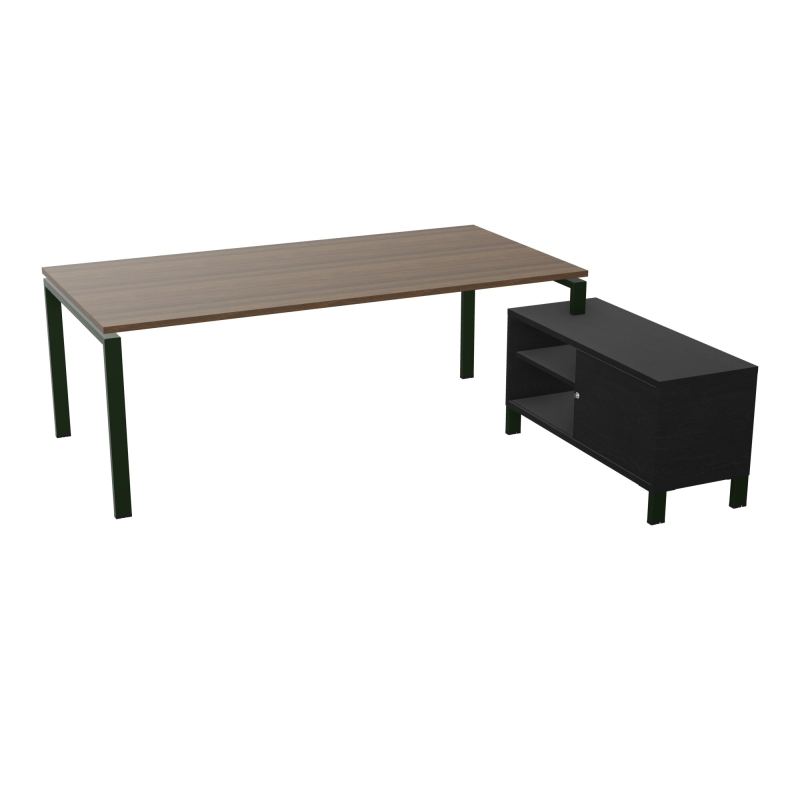 RIO BUREAU RECT. 218X188 PL 200X100 OBT + RET PORT A DROITE SIMPLE ACCES  N6 ST RK