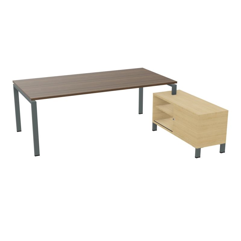 RIO BUREAU RECT. 218X188 PL 200X100 OBT + RET PORT A DROITE SIMPLE ACCES  N6 SU R1