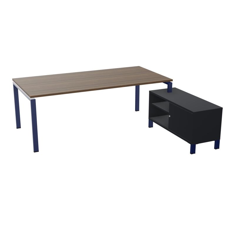 RIO BUREAU RECT. 218X188 PL 200X100 OBT + RET PORT A DROITE SIMPLE ACCES  N6 X4 R9