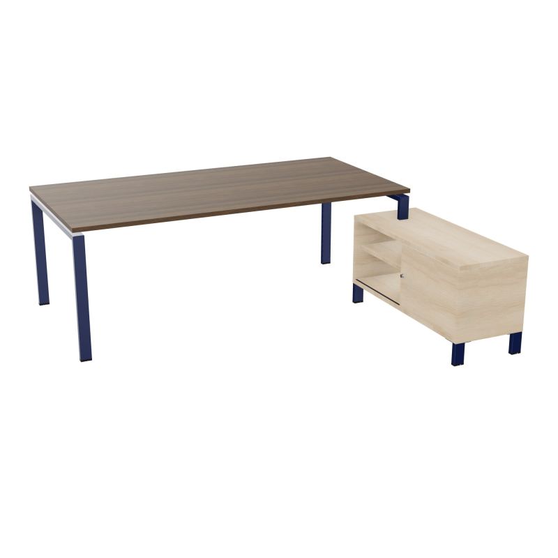 RIO BUREAU RECT. 218X188 PL 200X100 OBT + RET PORT A DROITE SIMPLE ACCES  N6 X4 RZ