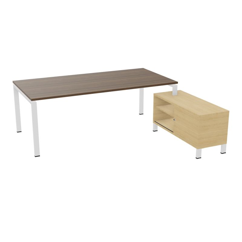 RIO BUREAU RECT. 218X188 PL 200X100 OBT + RET PORT A DROITE SIMPLE ACCES  N6 ZO R1