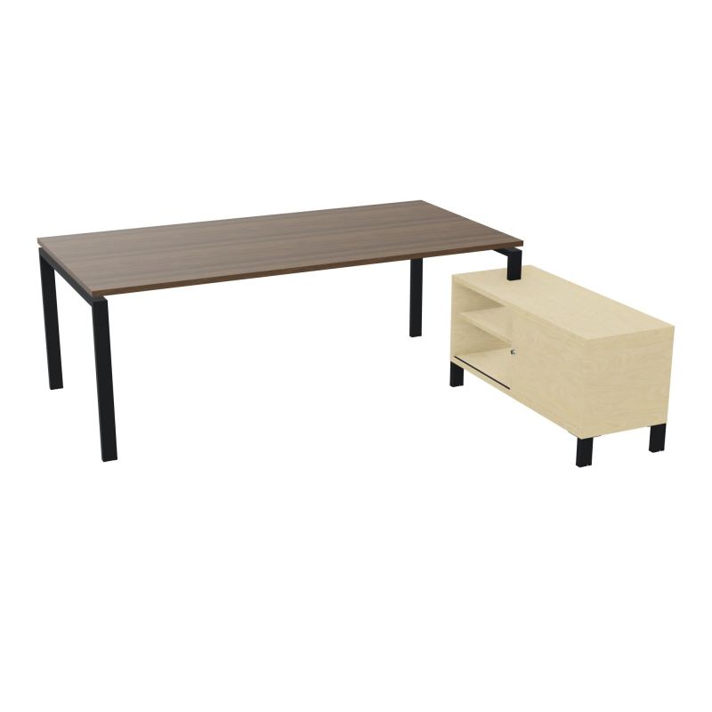 RIO BUREAU RECT. 218X188 PL 200X100 OBT + RET PORT A DROITE SIMPLE ACCES  N6 ZP N8