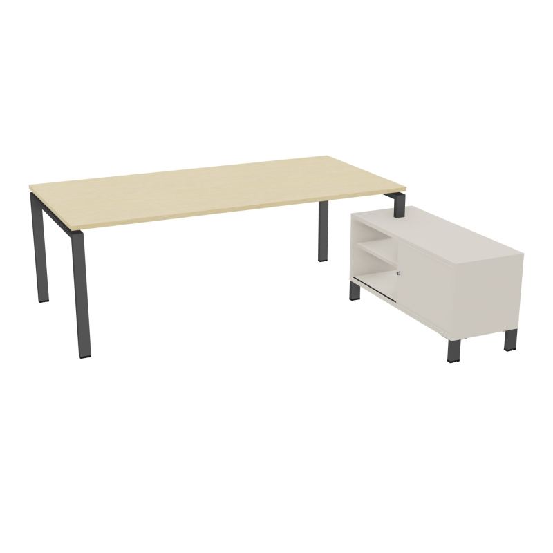 RIO BUREAU RECT. 218X188 PL 200X100 OBT + RET PORT A DROITE SIMPLE ACCES  N8 SC N5