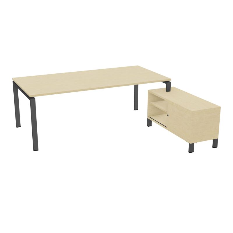 RIO BUREAU RECT. 218X188 PL 200X100 OBT + RET PORT A DROITE SIMPLE ACCES  N8 SC N8