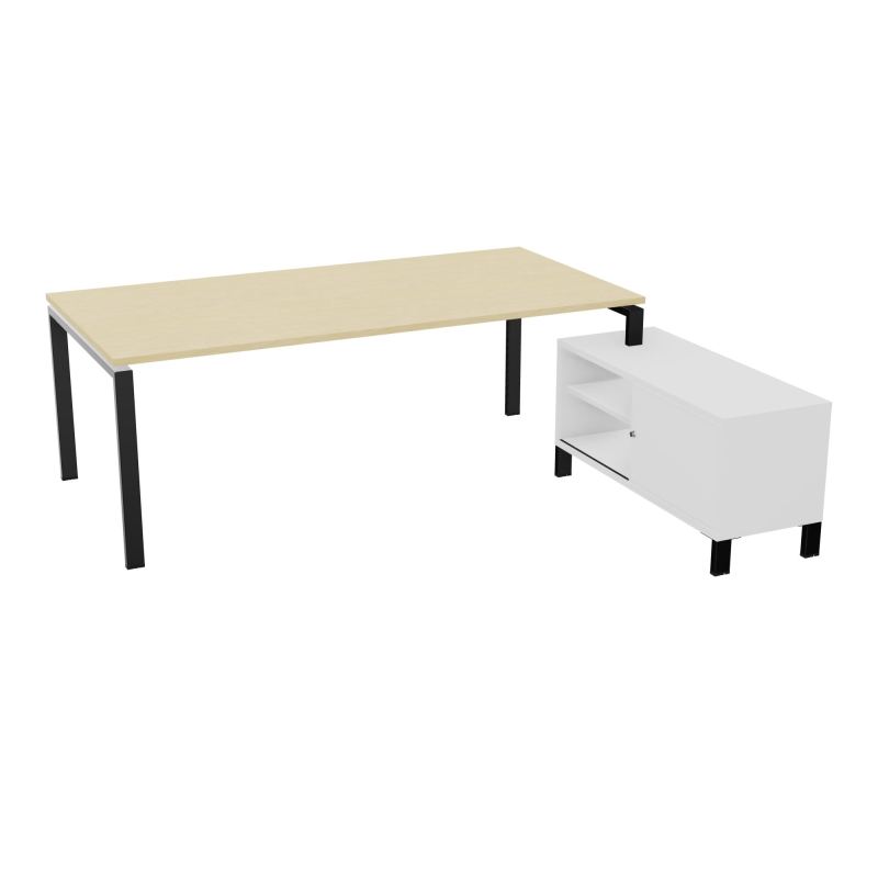 RIO BUREAU RECT. 218X188 PL 200X100 OBT + RET PORT A DROITE SIMPLE ACCES  N8 SG MG