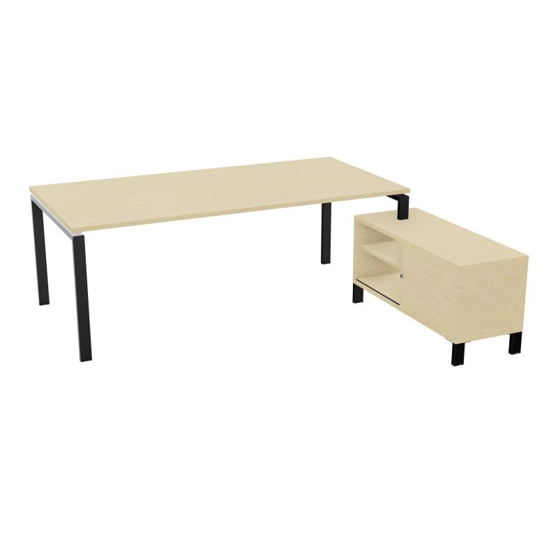 RIO BUREAU RECT. 218X188 PL 200X100 OBT + RET PORT A DROITE SIMPLE ACCES  N8 SG N8