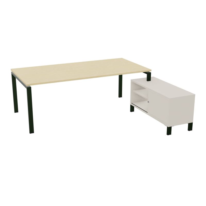 RIO BUREAU RECT. 218X188 PL 200X100 OBT + RET PORT A DROITE SIMPLE ACCES  N8 ST N5