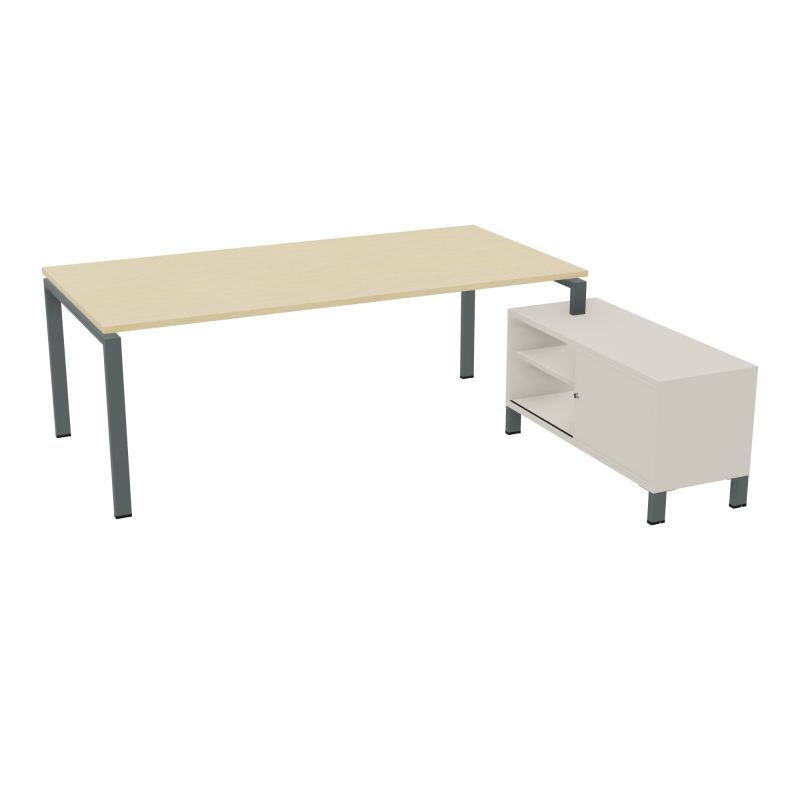 RIO BUREAU RECT. 218X188 PL 200X100 OBT + RET PORT A DROITE SIMPLE ACCES  N8 SU N5