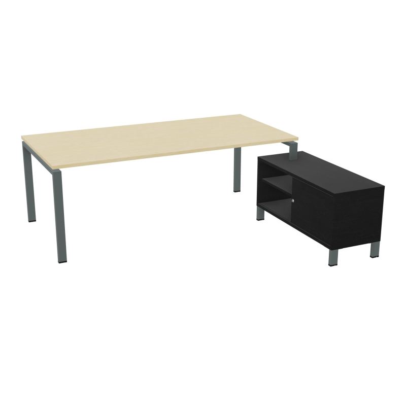 RIO BUREAU RECT. 218X188 PL 200X100 OBT + RET PORT A DROITE SIMPLE ACCES  N8 SU RK