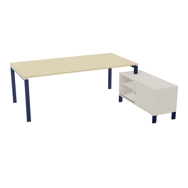 RIO BUREAU RECT. 218X188 PL 200X100 OBT + RET PORT A DROITE SIMPLE ACCES  N8 X4 N5