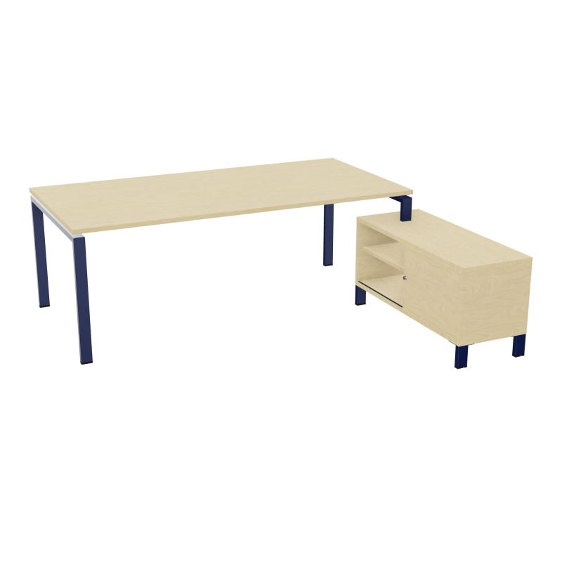 RIO BUREAU RECT. 218X188 PL 200X100 OBT + RET PORT A DROITE SIMPLE ACCES  N8 X4 N8
