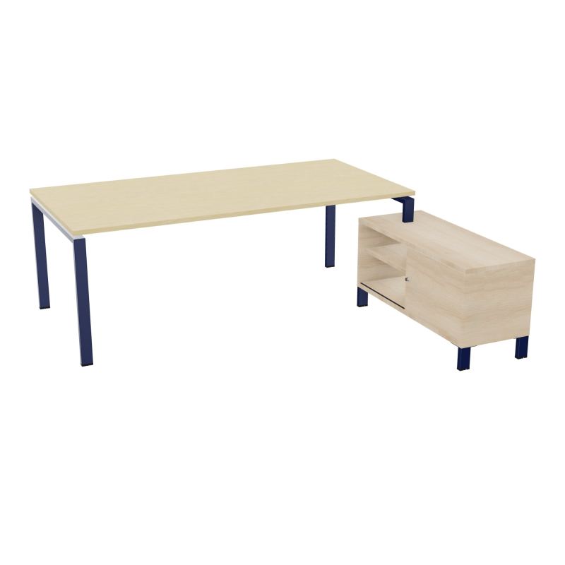 RIO BUREAU RECT. 218X188 PL 200X100 OBT + RET PORT A DROITE SIMPLE ACCES  N8 X4 RZ