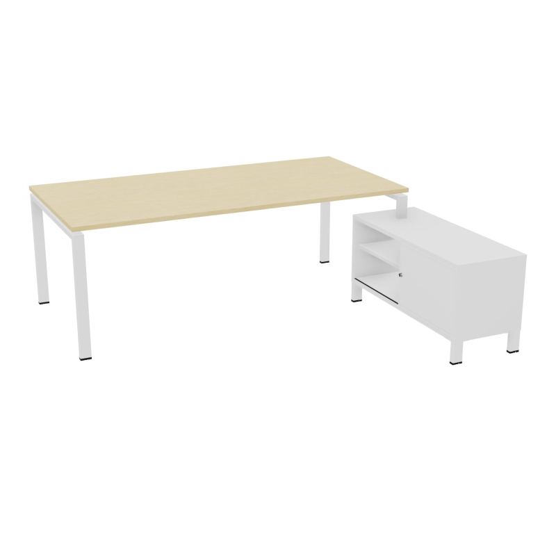 RIO BUREAU RECT. 218X188 PL 200X100 OBT + RET PORT A DROITE SIMPLE ACCES  N8 ZO MG