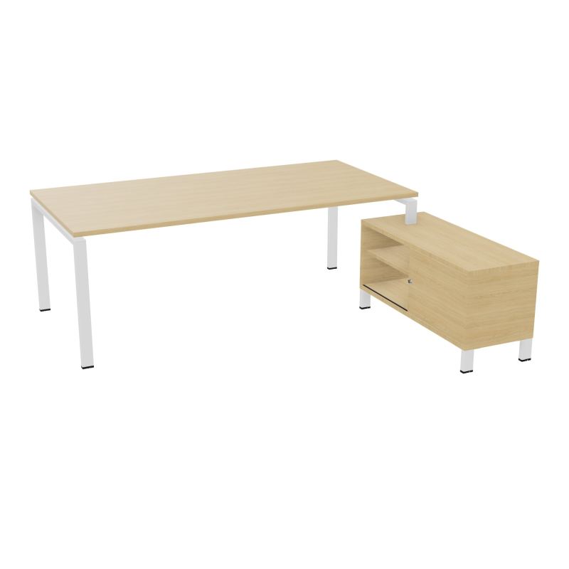 RIO BUREAU RECT. 218X188 PL 200X100 OBT + RET PORT A DROITE SIMPLE ACCES  R1 SO R1