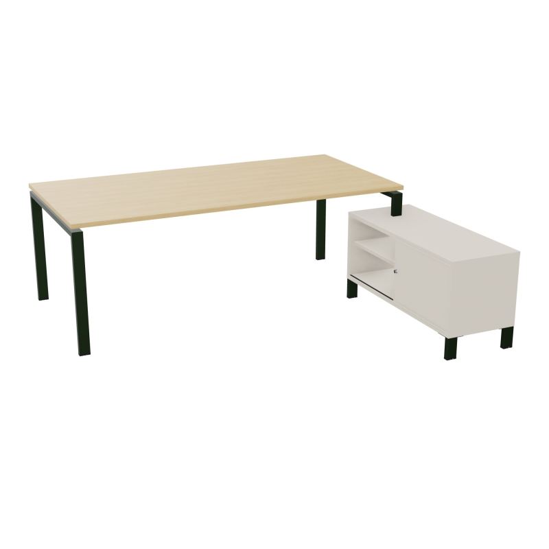 RIO BUREAU RECT. 218X188 PL 200X100 OBT + RET PORT A DROITE SIMPLE ACCES  R1 ST N5