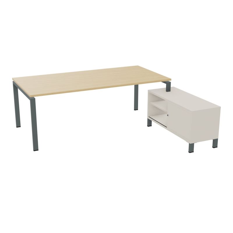 RIO BUREAU RECT. 218X188 PL 200X100 OBT + RET PORT A DROITE SIMPLE ACCES  R1 SU N5