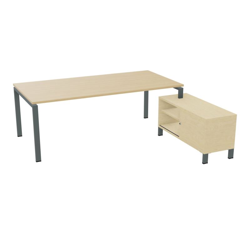 RIO BUREAU RECT. 218X188 PL 200X100 OBT + RET PORT A DROITE SIMPLE ACCES  R1 SU N8
