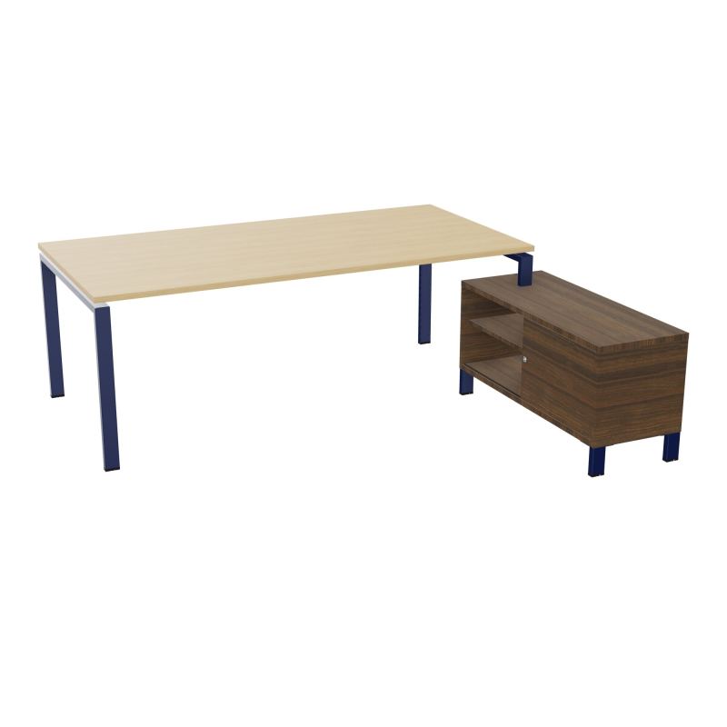 RIO BUREAU RECT. 218X188 PL 200X100 OBT + RET PORT A DROITE SIMPLE ACCES  R1 X4 N6