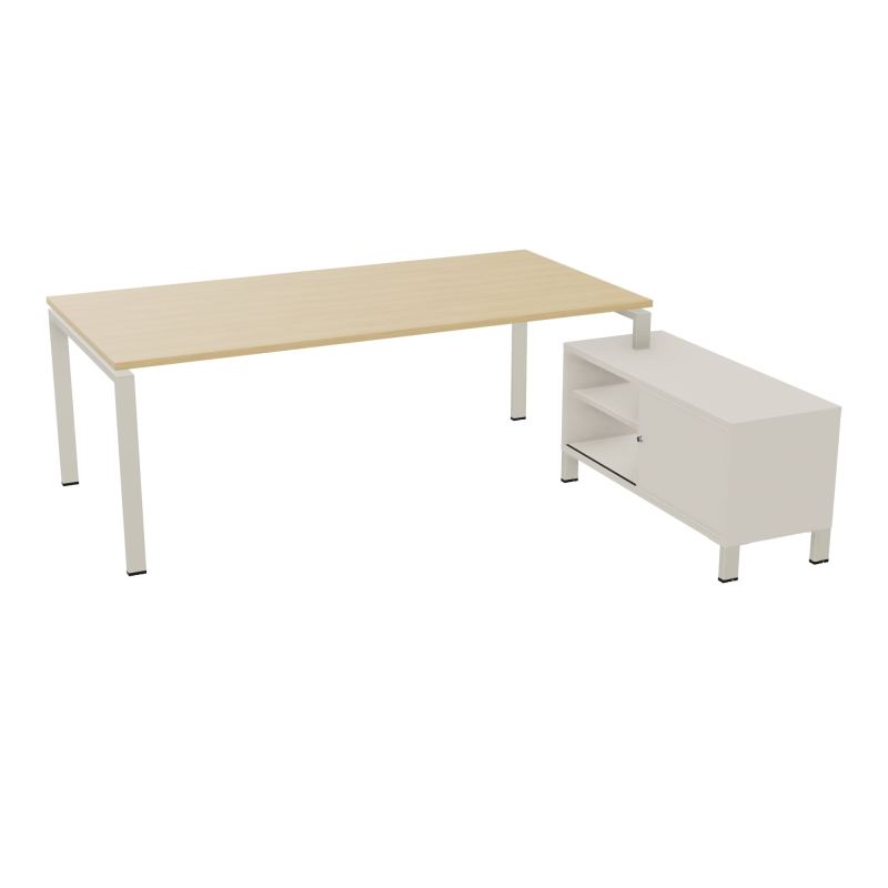 RIO BUREAU RECT. 218X188 PL 200X100 OBT + RET PORT A DROITE SIMPLE ACCES  R1 ZC N5