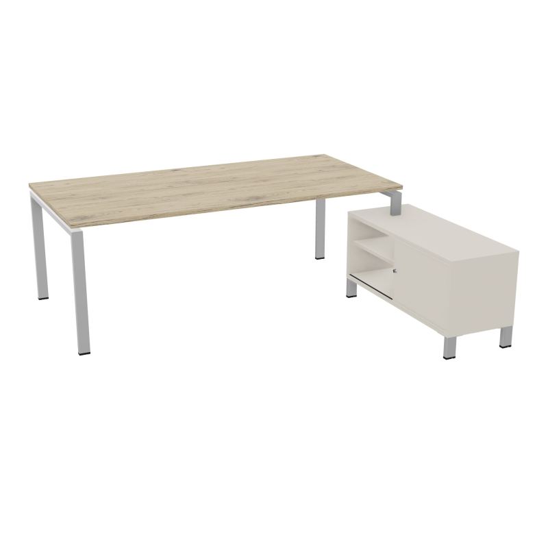 RIO BUREAU RECT. 218X188 PL 200X100 OBT + RET PORT A DROITE SIMPLE ACCES  R3 SA N5