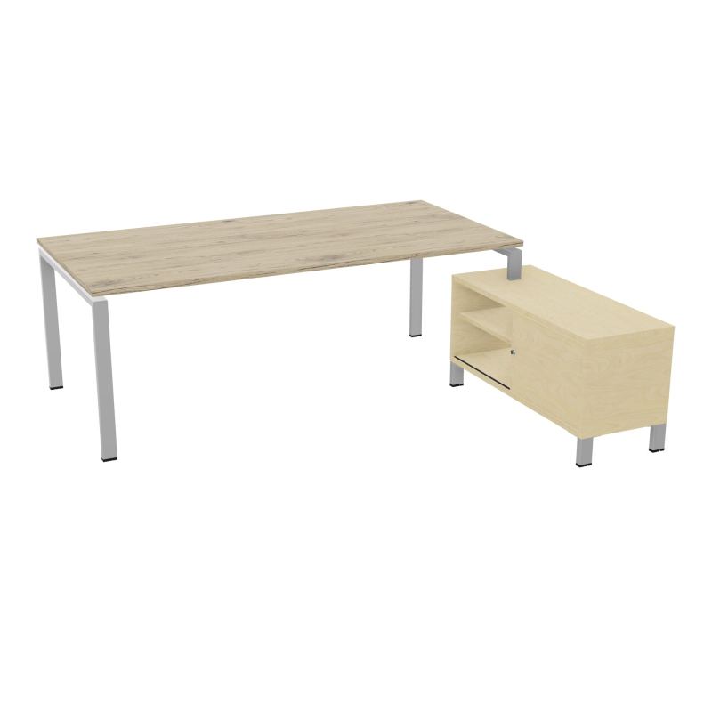 RIO BUREAU RECT. 218X188 PL 200X100 OBT + RET PORT A DROITE SIMPLE ACCES  R3 SA N8