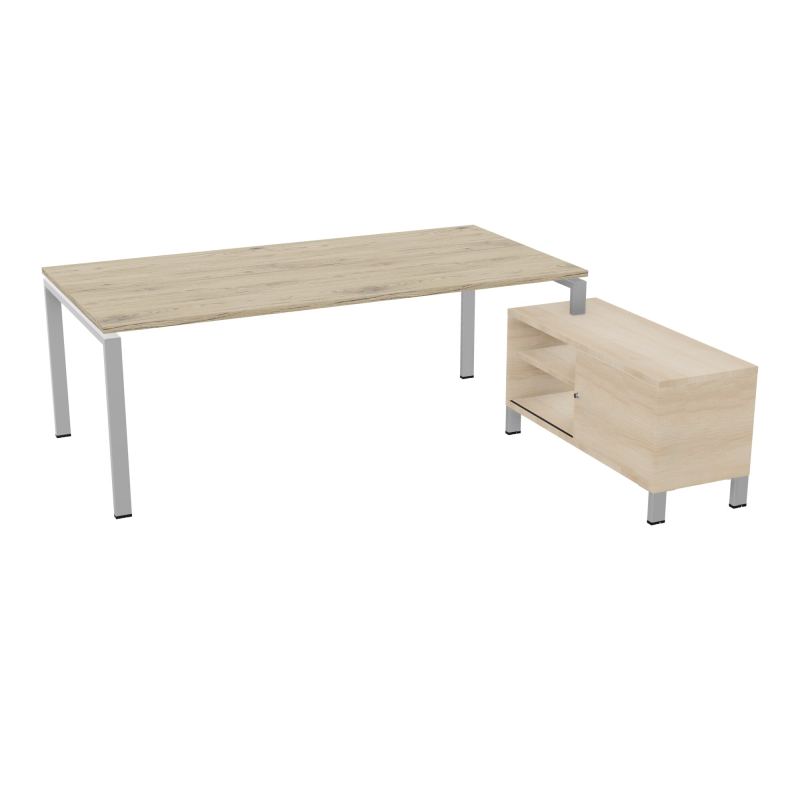 RIO BUREAU RECT. 218X188 PL 200X100 OBT + RET PORT A DROITE SIMPLE ACCES  R3 SA RZ