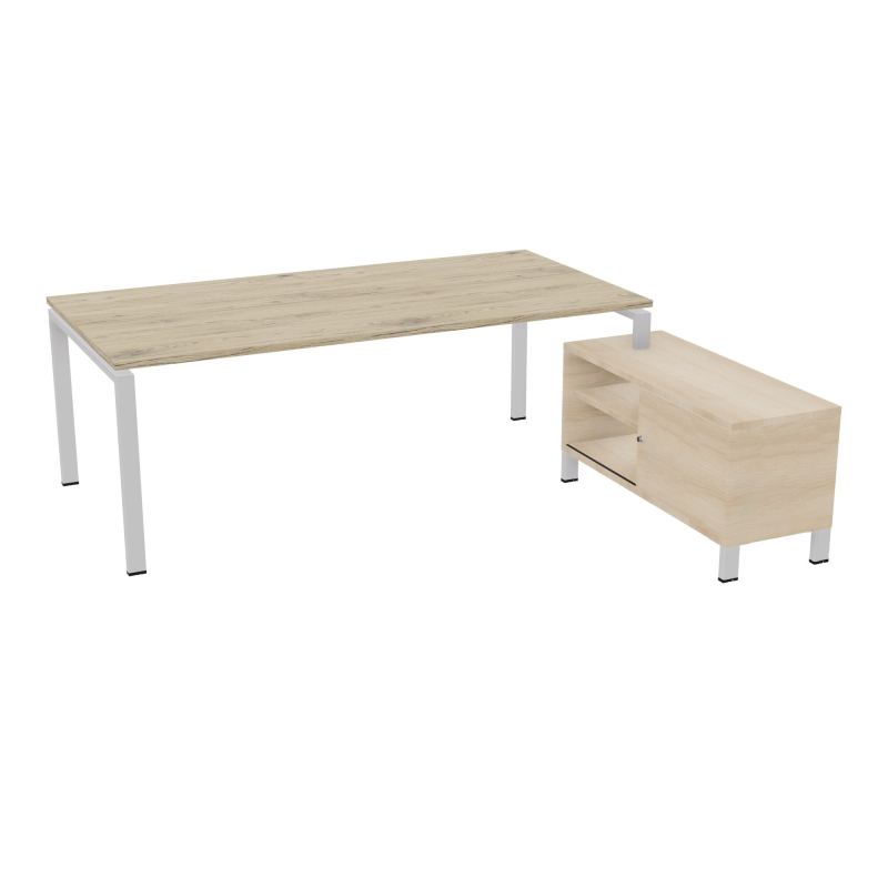 RIO BUREAU RECT. 218X188 PL 200X100 OBT + RET PORT A DROITE SIMPLE ACCES  R3 SD RZ