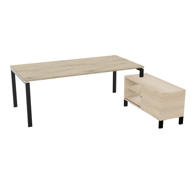 RIO BUREAU RECT. 218X188 PL 200X100 OBT + RET PORT A DROITE SIMPLE ACCES  R3 SG RZ