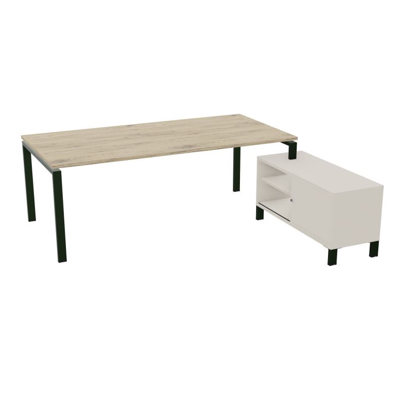 RIO BUREAU RECT. 218X188 PL 200X100 OBT + RET PORT A DROITE SIMPLE ACCES  R3 ST N5