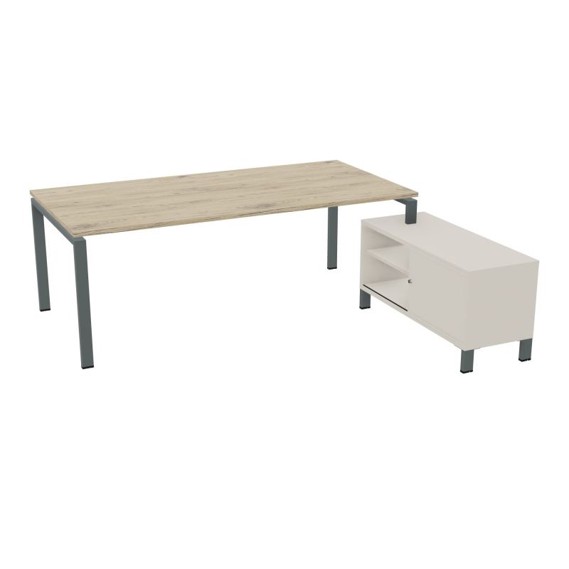 RIO BUREAU RECT. 218X188 PL 200X100 OBT + RET PORT A DROITE SIMPLE ACCES  R3 SU N5