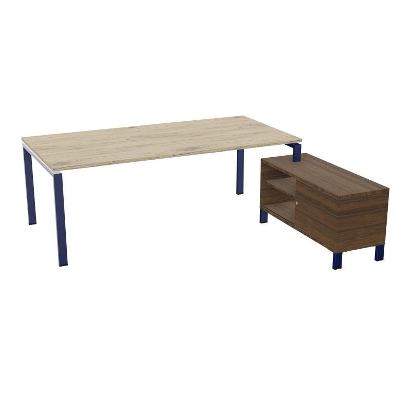RIO BUREAU RECT. 218X188 PL 200X100 OBT + RET PORT A DROITE SIMPLE ACCES  R3 X4 N6