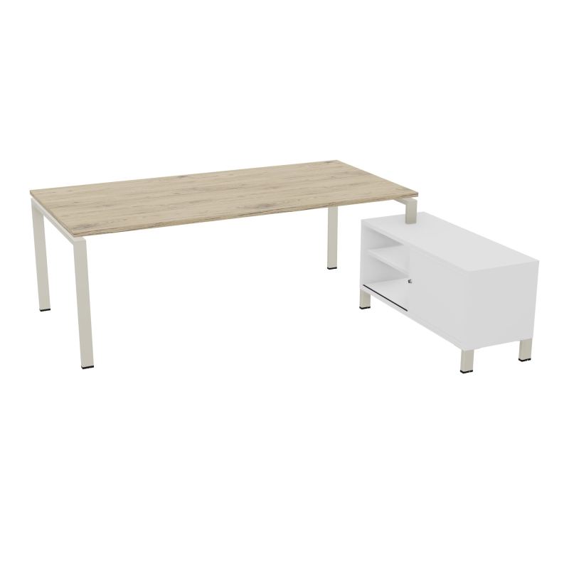 RIO BUREAU RECT. 218X188 PL 200X100 OBT + RET PORT A DROITE SIMPLE ACCES  R3 ZC MG