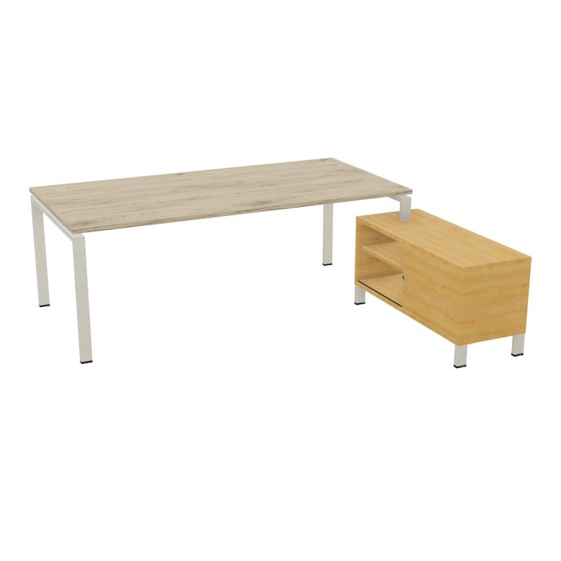 RIO BUREAU RECT. 218X188 PL 200X100 OBT + RET PORT A DROITE SIMPLE ACCES  R3 ZC R5