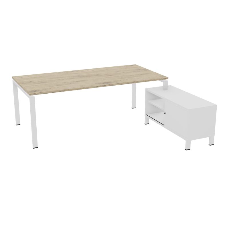 RIO BUREAU RECT. 218X188 PL 200X100 OBT + RET PORT A DROITE SIMPLE ACCES  R3 ZO MG