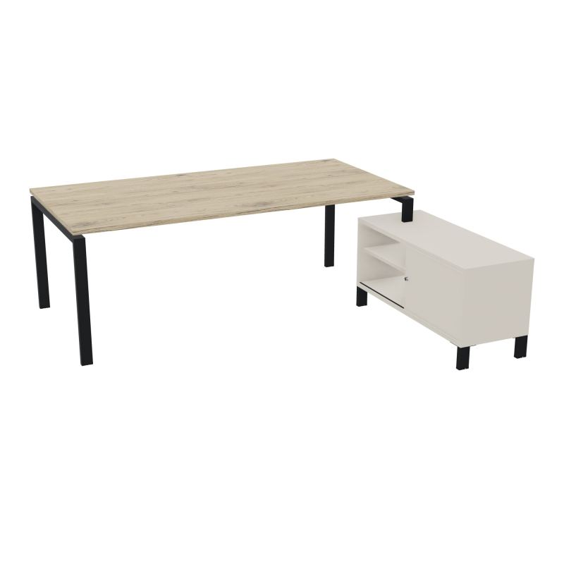 RIO BUREAU RECT. 218X188 PL 200X100 OBT + RET PORT A DROITE SIMPLE ACCES  R3 ZP N5