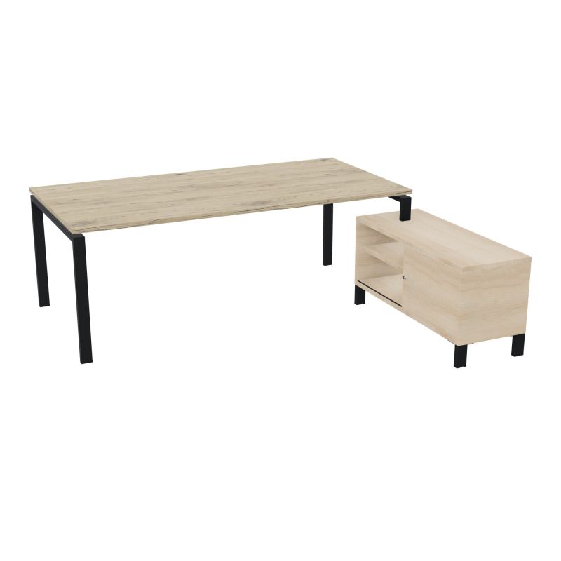 RIO BUREAU RECT. 218X188 PL 200X100 OBT + RET PORT A DROITE SIMPLE ACCES  R3 ZP RZ
