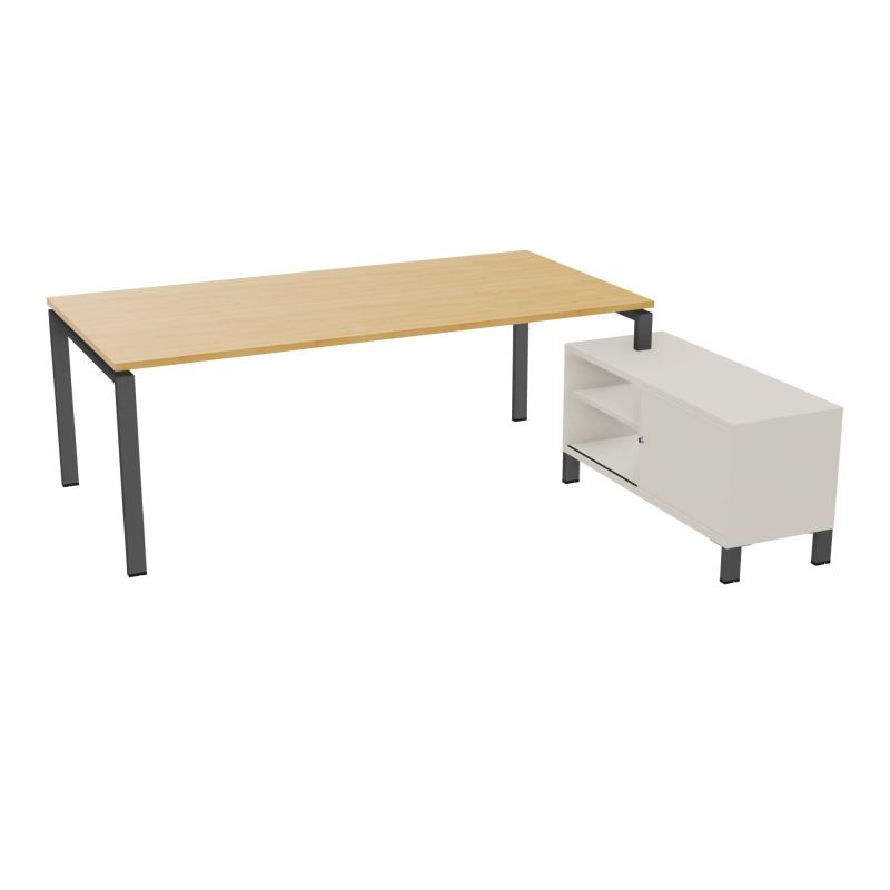RIO BUREAU RECT. 218X188 PL 200X100 OBT + RET PORT A DROITE SIMPLE ACCES  R5 SC N5