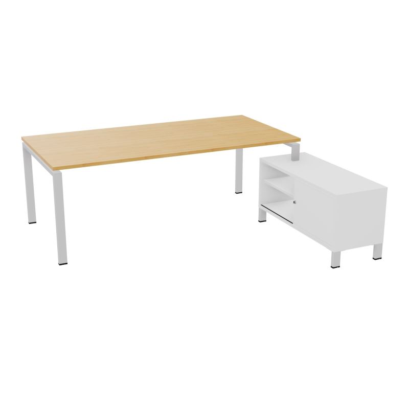 RIO BUREAU RECT. 218X188 PL 200X100 OBT + RET PORT A DROITE SIMPLE ACCES  R5 SD MG