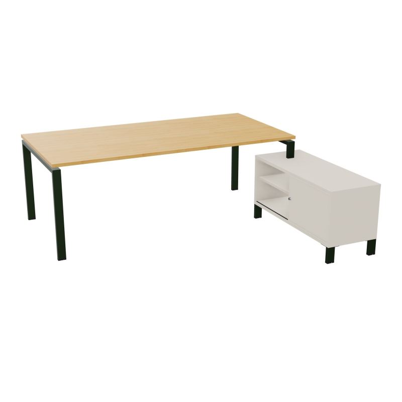 RIO BUREAU RECT. 218X188 PL 200X100 OBT + RET PORT A DROITE SIMPLE ACCES  R5 ST N5