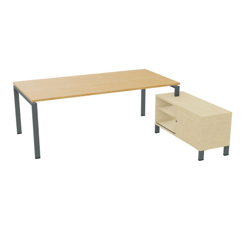 RIO BUREAU RECT. 218X188 PL 200X100 OBT + RET PORT A DROITE SIMPLE ACCES  R5 SU N8