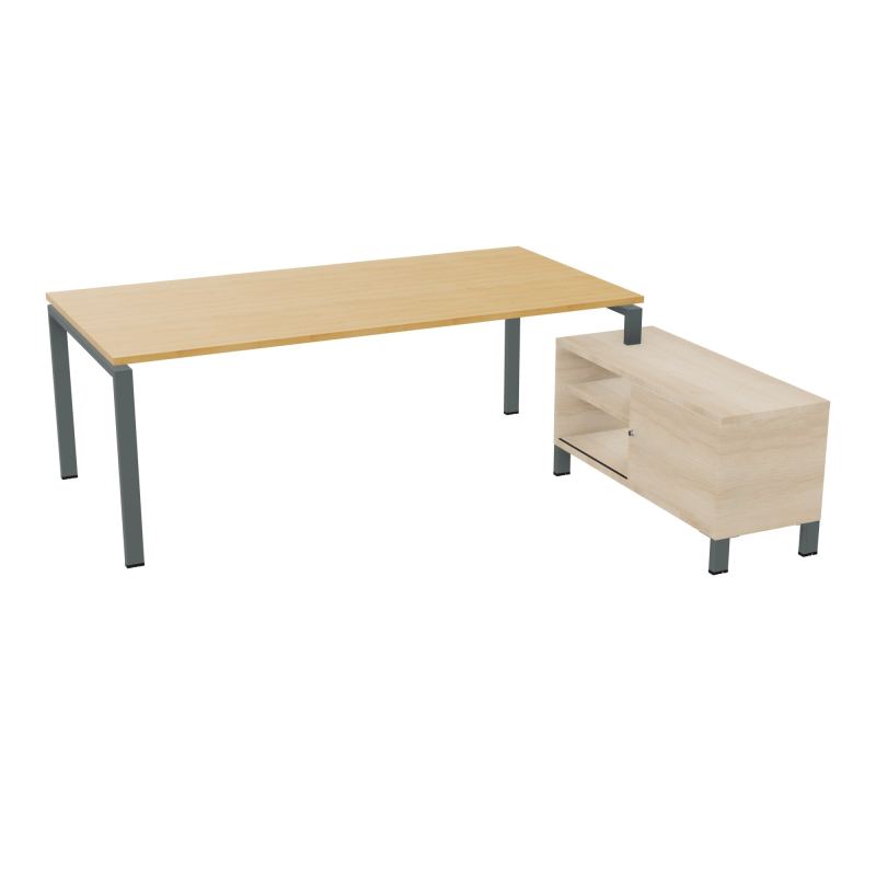 RIO BUREAU RECT. 218X188 PL 200X100 OBT + RET PORT A DROITE SIMPLE ACCES  R5 SU RZ