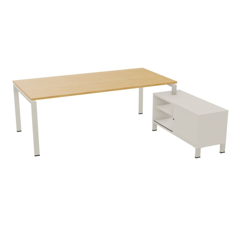 RIO BUREAU RECT. 218X188 PL 200X100 OBT + RET PORT A DROITE SIMPLE ACCES  R5 ZC N5