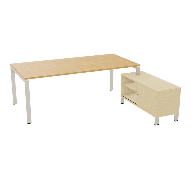 RIO BUREAU RECT. 218X188 PL 200X100 OBT + RET PORT A DROITE SIMPLE ACCES  R5 ZC N8