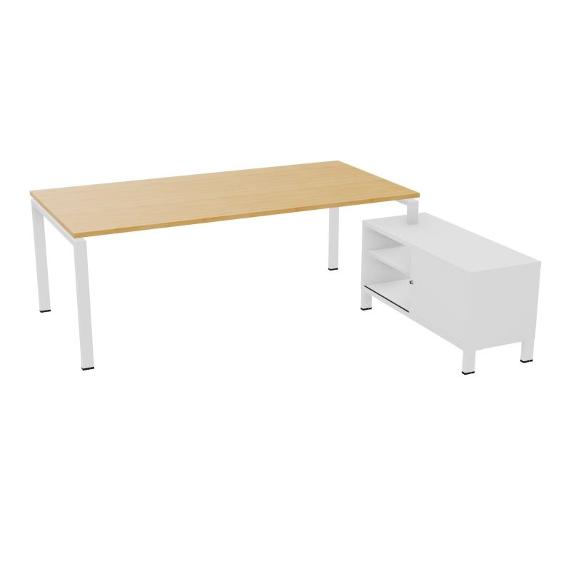 RIO BUREAU RECT. 218X188 PL 200X100 OBT + RET PORT A DROITE SIMPLE ACCES  R5 ZO MG