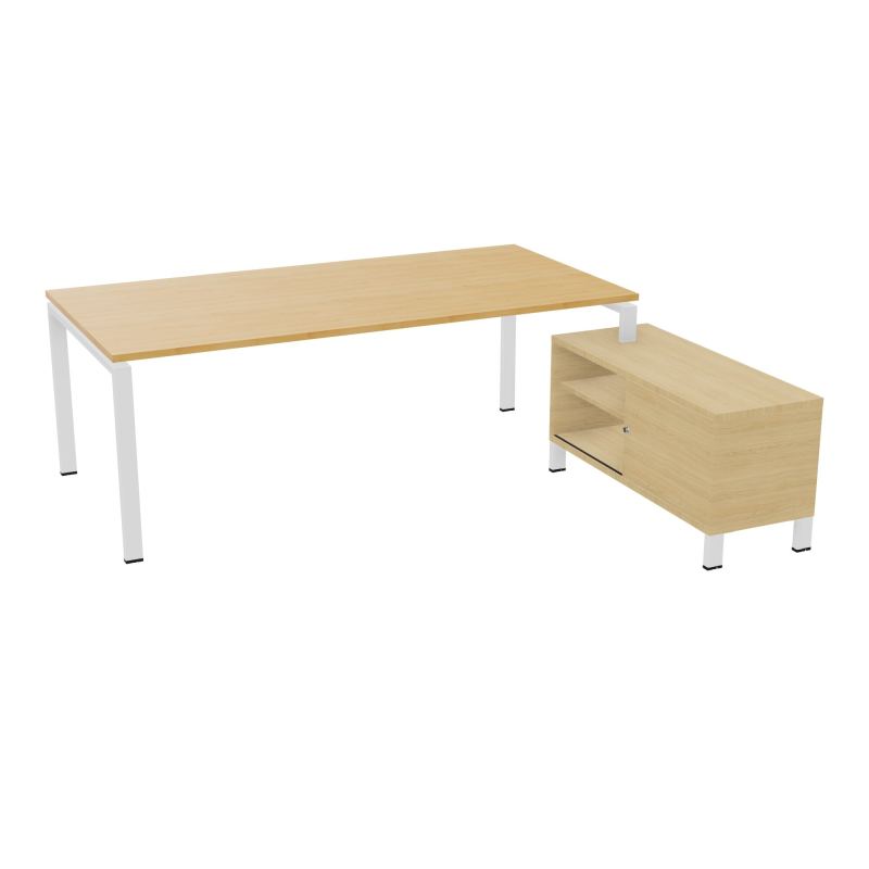 RIO BUREAU RECT. 218X188 PL 200X100 OBT + RET PORT A DROITE SIMPLE ACCES  R5 ZO R1