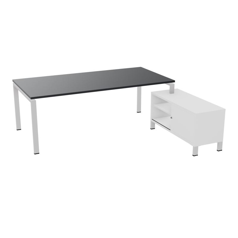 RIO BUREAU RECT. 218X188 PL 200X100 OBT + RET PORT A DROITE SIMPLE ACCES  R9 SD MG