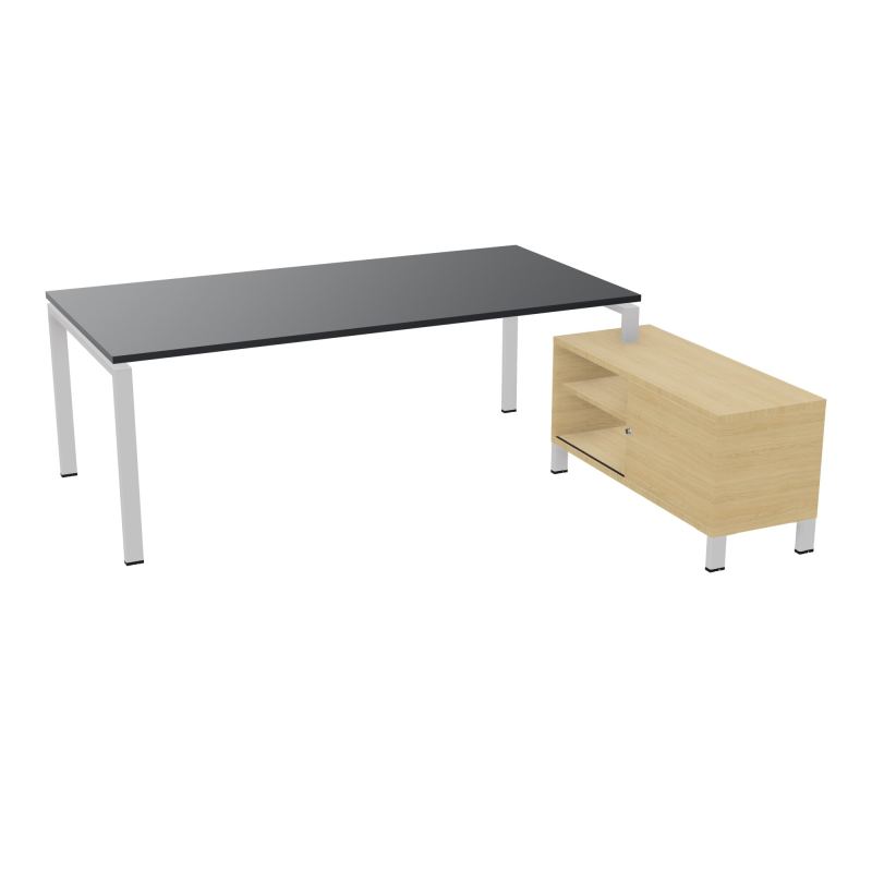 RIO BUREAU RECT. 218X188 PL 200X100 OBT + RET PORT A DROITE SIMPLE ACCES  R9 SD R1