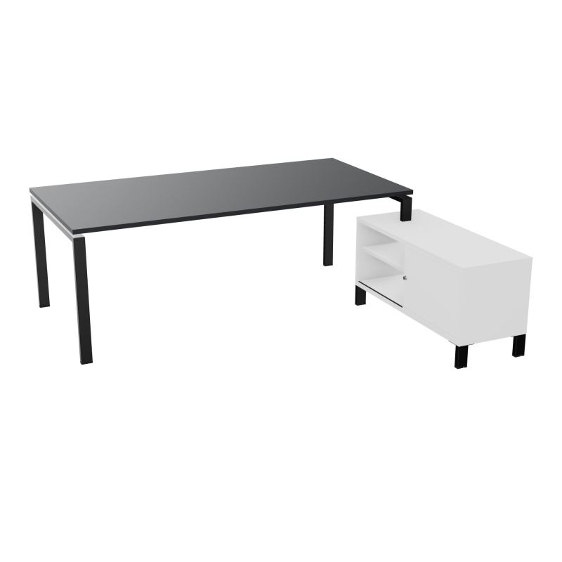 RIO BUREAU RECT. 218X188 PL 200X100 OBT + RET PORT A DROITE SIMPLE ACCES  R9 SG MG