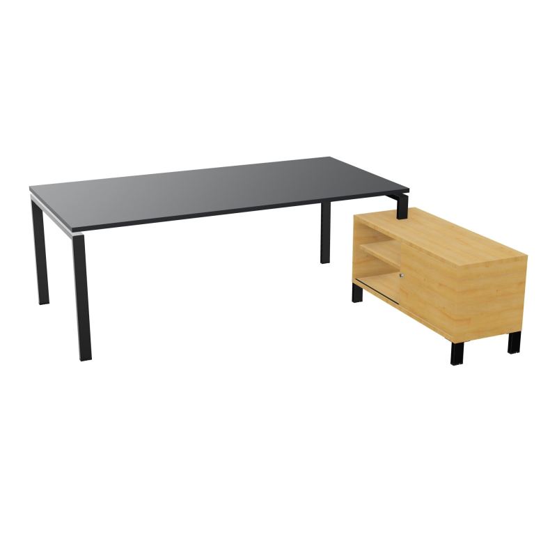 RIO BUREAU RECT. 218X188 PL 200X100 OBT + RET PORT A DROITE SIMPLE ACCES  R9 SG R5