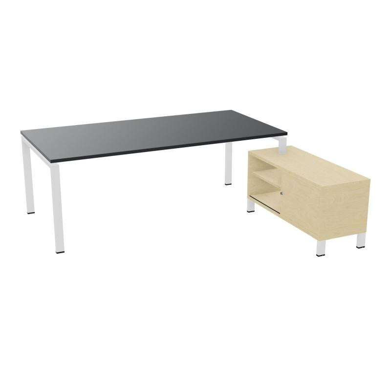 RIO BUREAU RECT. 218X188 PL 200X100 OBT + RET PORT A DROITE SIMPLE ACCES  R9 SO N8